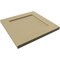 Ekena Millwork 12"W x 12"H True Fit PVC Flat Panel Shutters Sample, Natural Twine SAMPLE-TFPFPNT - alternate 4